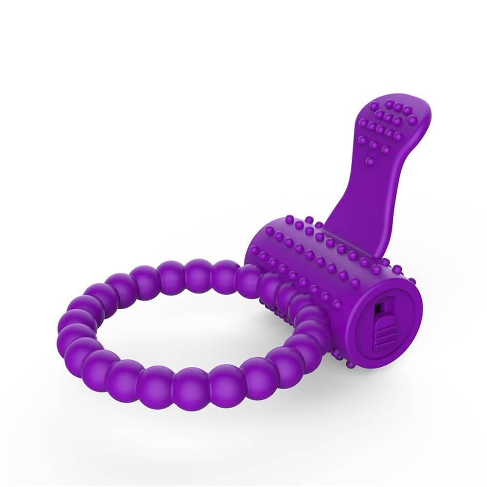 Anneau Vibrant – Pocket Pleasure Violet Picot