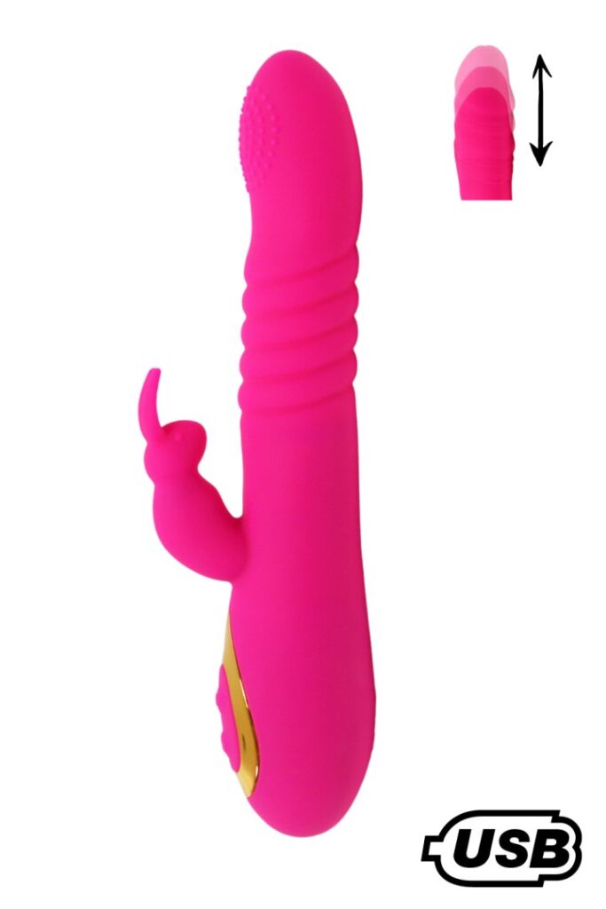Vibromasseur Rabbit Twist 2 Rose