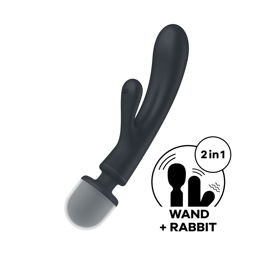 Vibromasseur Rabbit – Satisfyer Noir Triple Lover
