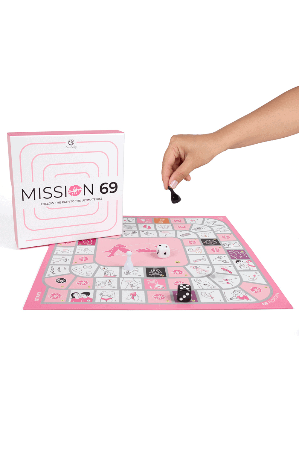 Jeu Coquin Société Érotique Mission 69 – Jeu de Plateau Pour Couples