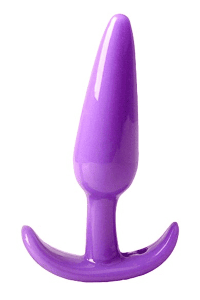 Plug Anal – Pocket Pleasure Violet Souple Base Évasée