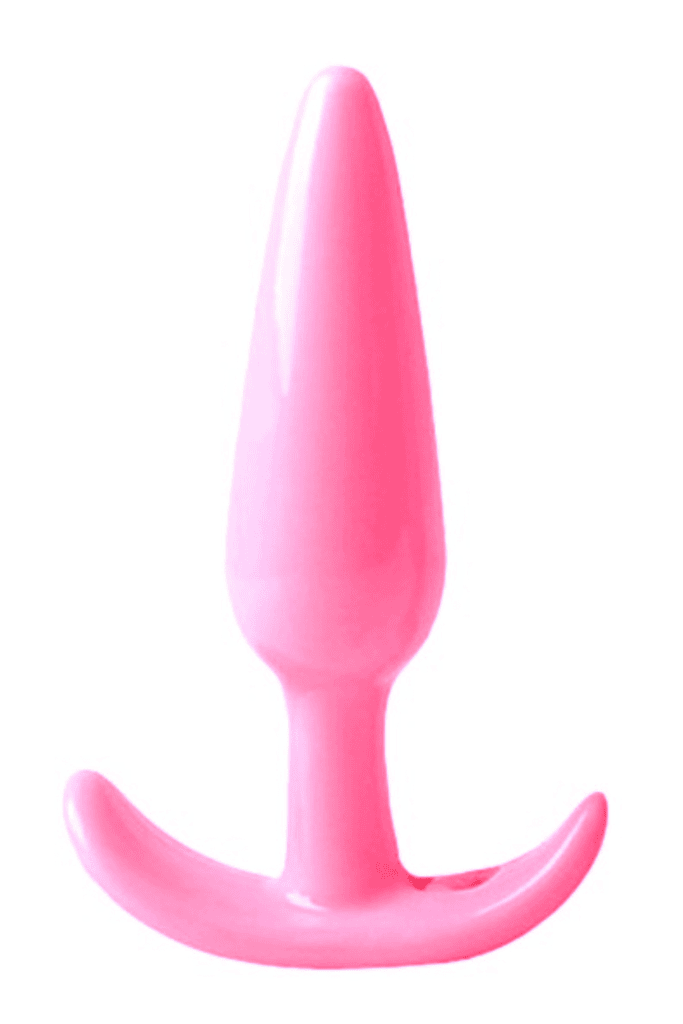 Plug Anal – Pocket Pleasure Rose Souple Base Évasée